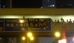 Its a protest, not a party! - Photo TAC